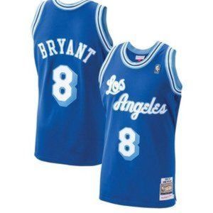 NWT Kobe Bryant LA Lakers 8 Blue Jersey SZ Various